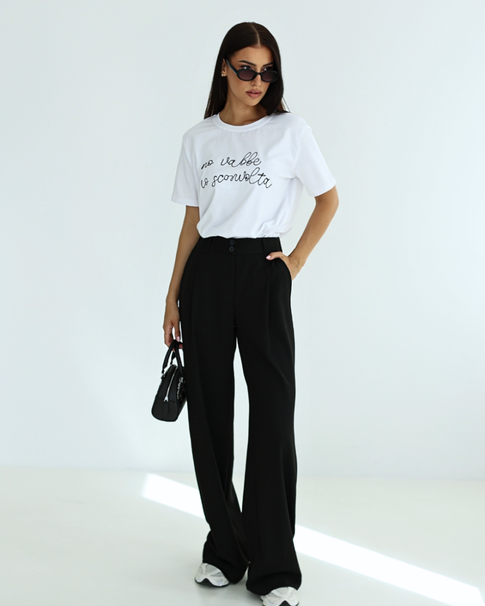 Eleganckie spodnie Vera- czarne