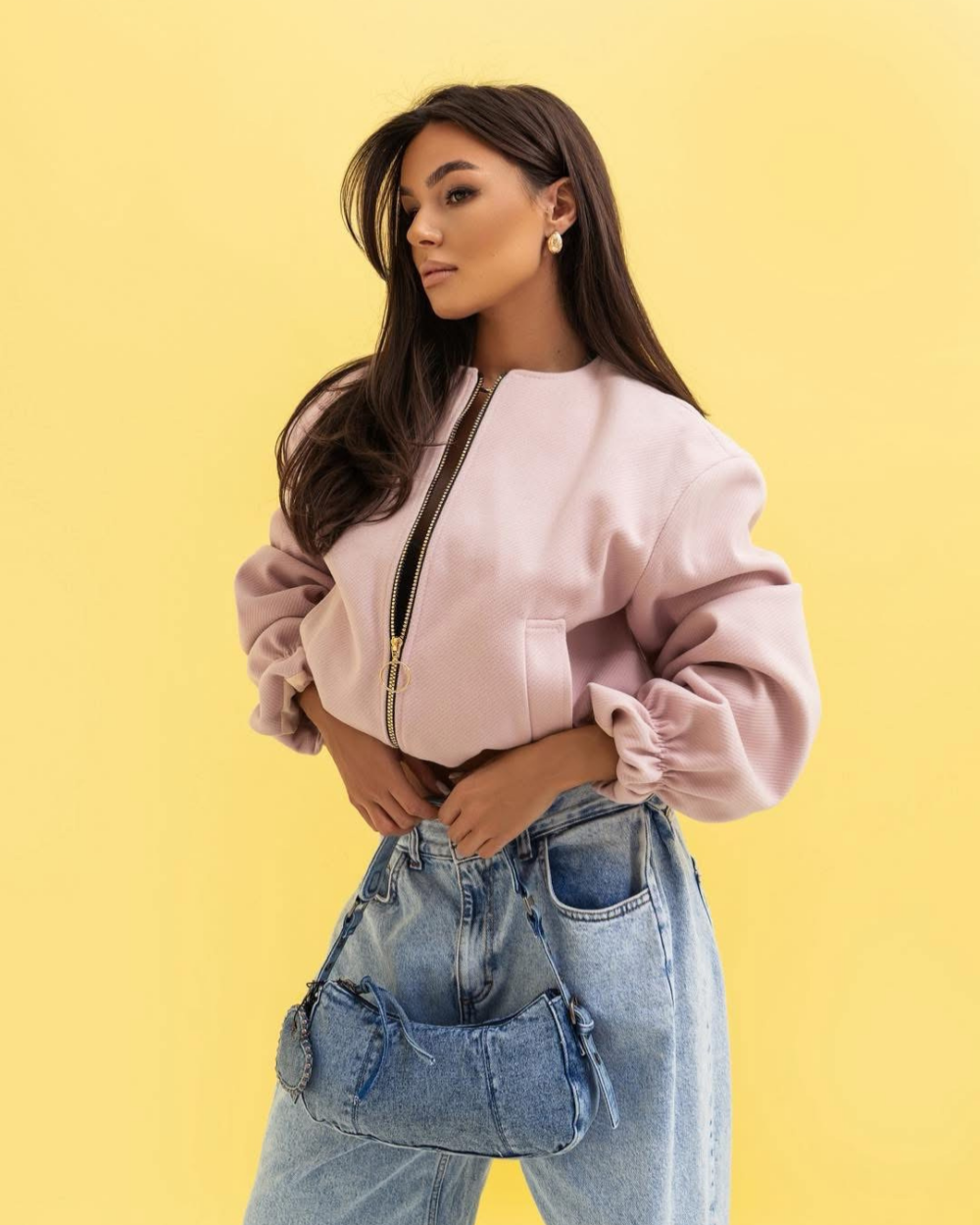 Kurtka bomberka Jolmar- różowa